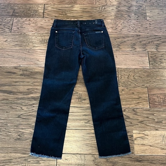 7 For All Mankind Cropped High Waist Vintage Straight Size 25 - Picture 2 of 16